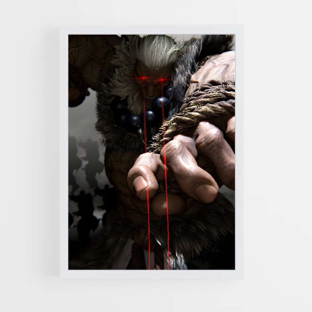 Poster Akuma dévoile – affiche Street Fighter (vue 3)