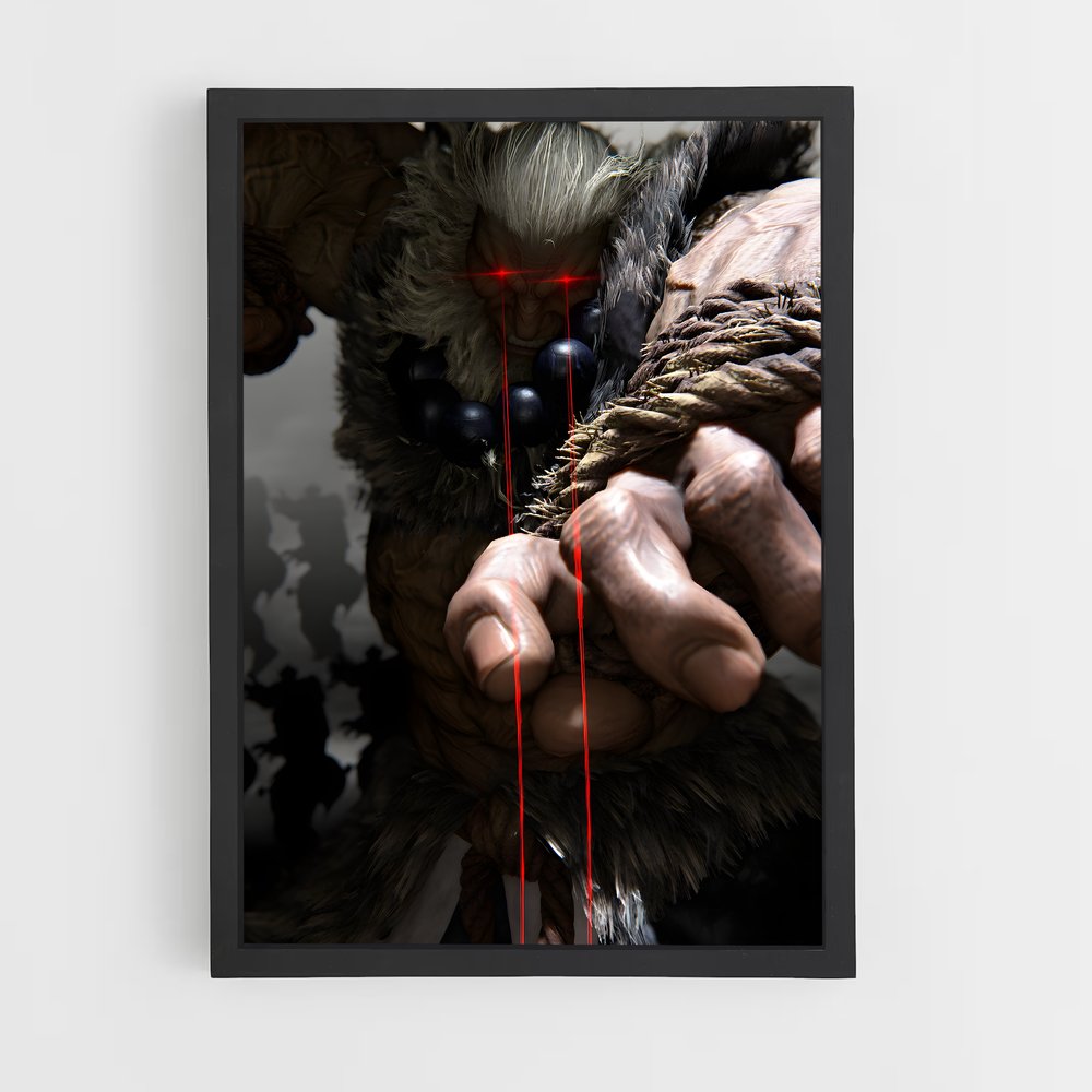 Poster Akuma dévoile – affiche Street Fighter (vue 2)