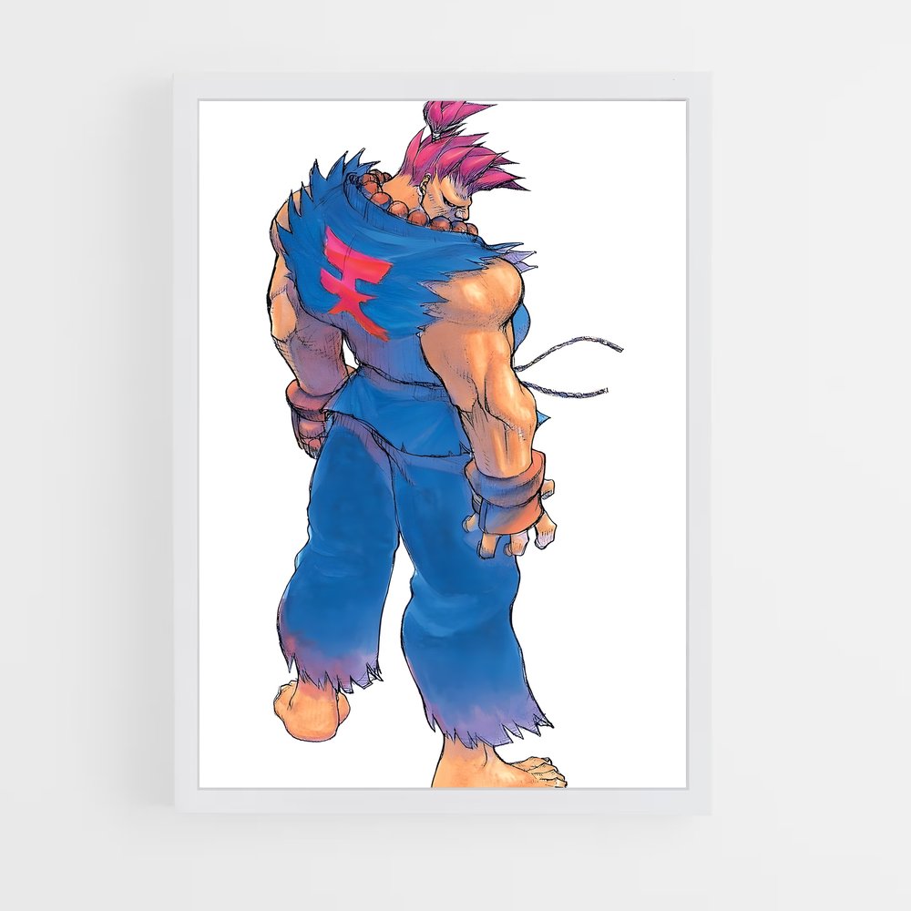 Poster Akuma Rising – affiche Street Fighter (vue 3)