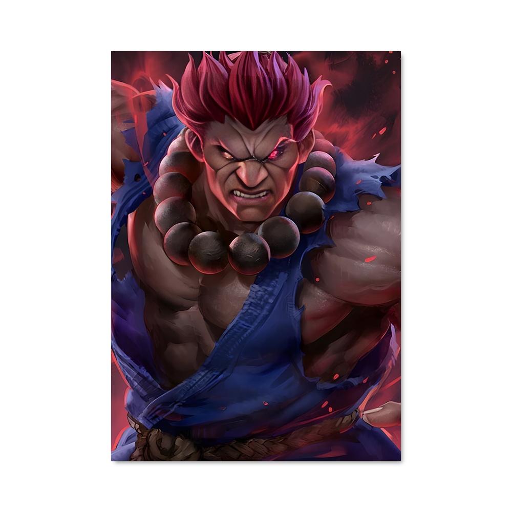 Poster Akuma Titan – affiche Street Fighter