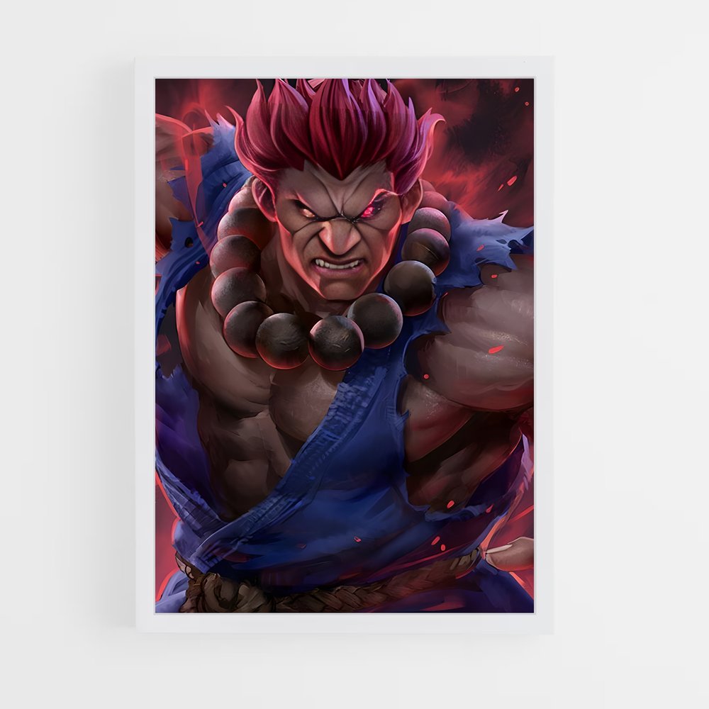 Poster Akuma Titan – affiche Street Fighter (vue 3)