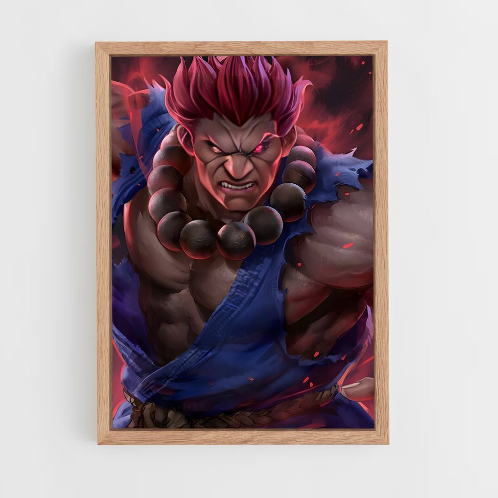 Poster Akuma Titan – affiche Street Fighter (vue 4)