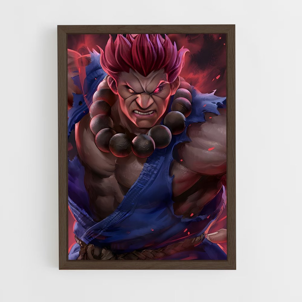 Poster Akuma Titan – affiche Street Fighter (vue 5)