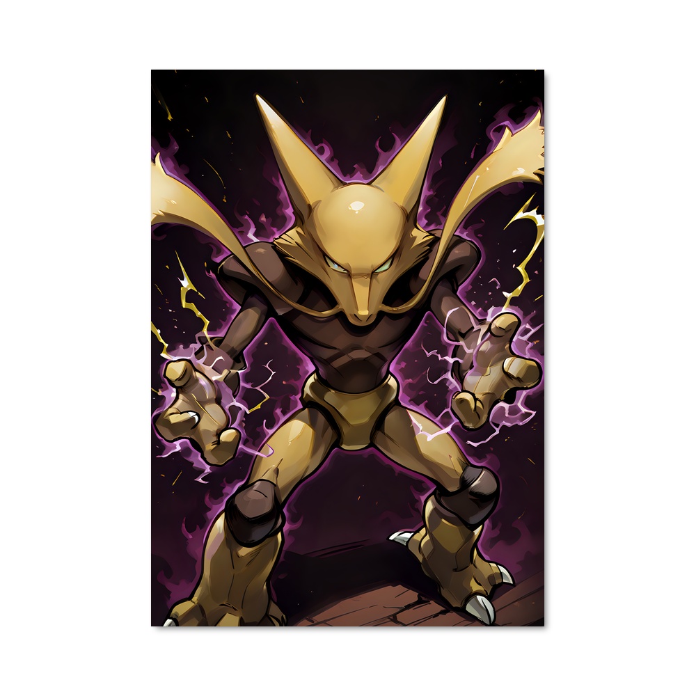 Poster Alakazam le Magicien – affiche Pokemon