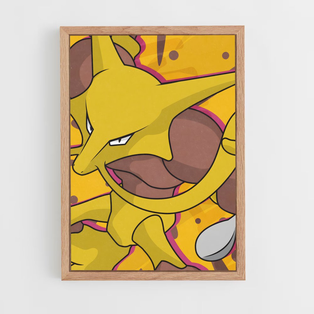 Poster Alakazam en Folie – affiche Pokemon (vue 4)