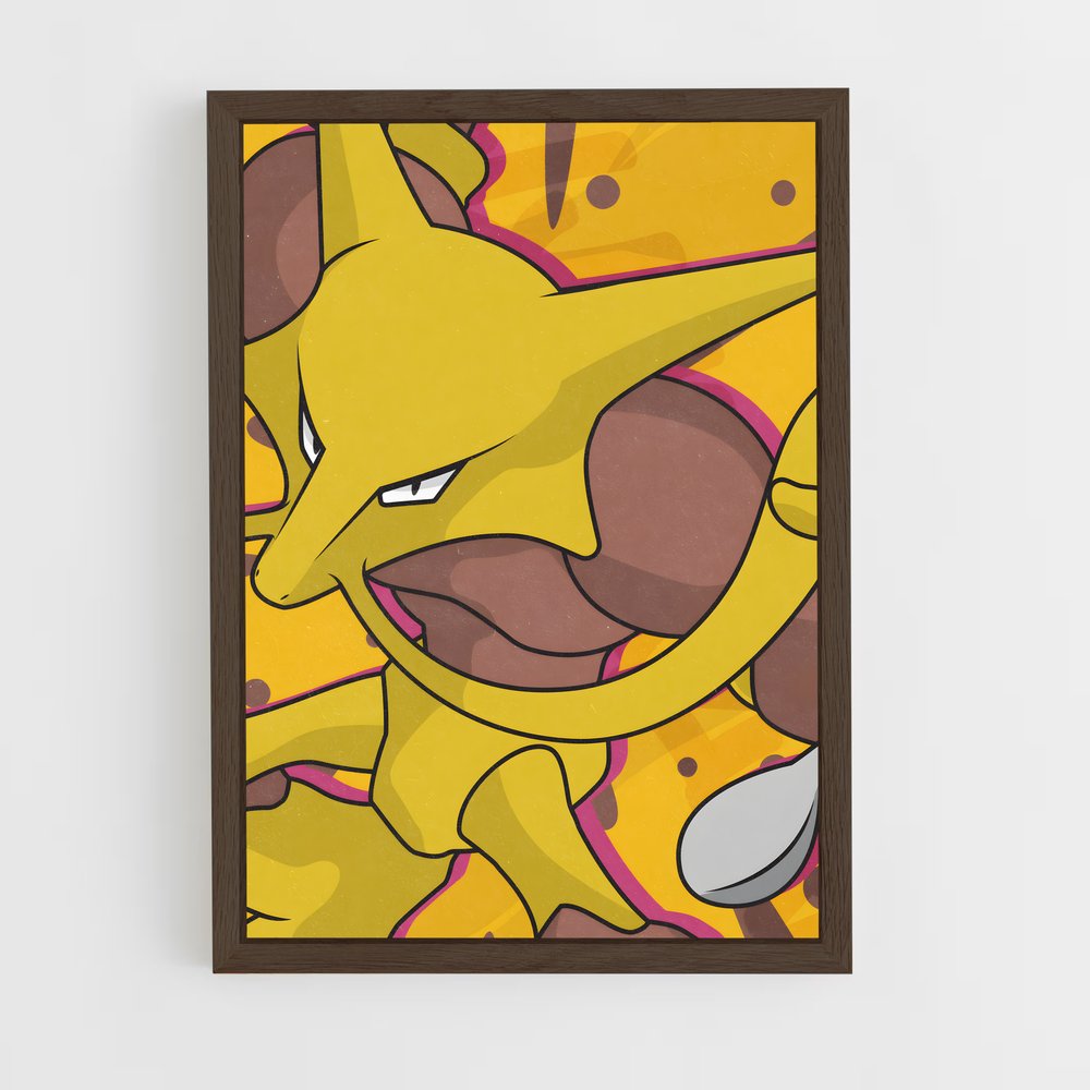 Poster Alakazam en Folie – affiche Pokemon (vue 5)