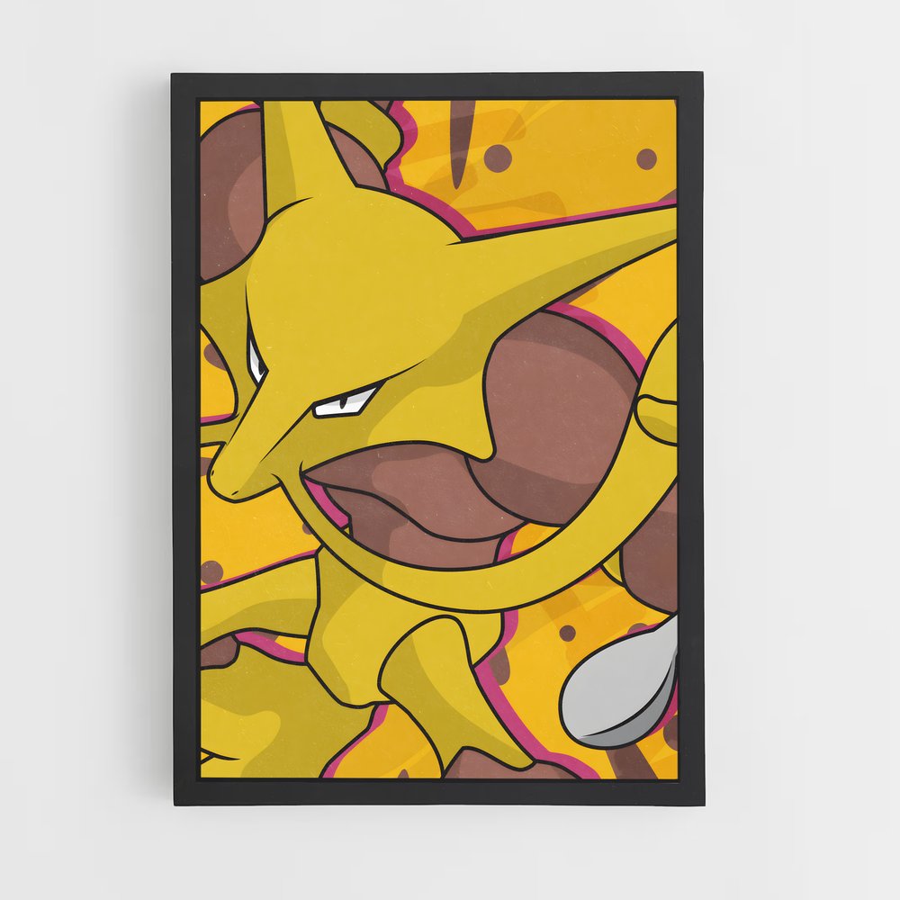 Poster Alakazam en Folie – affiche Pokemon (vue 2)