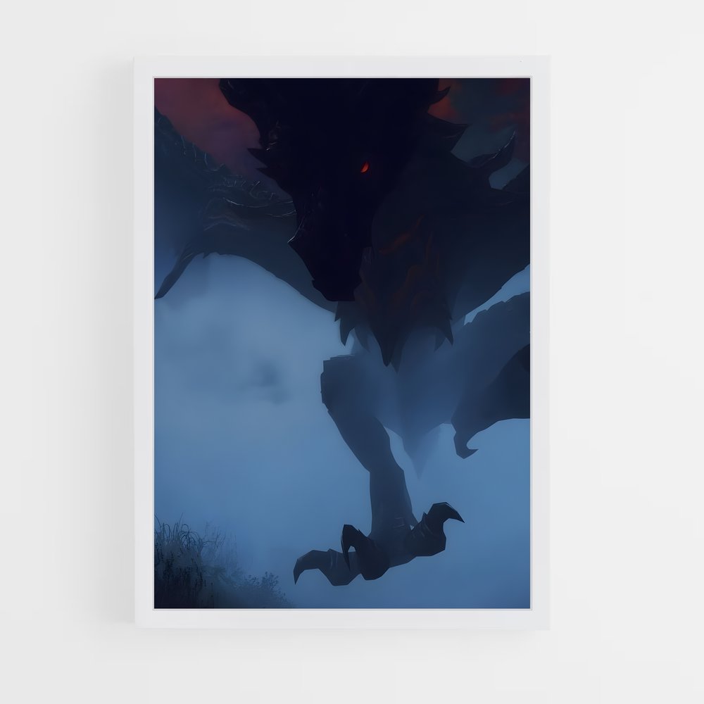 Poster L'Essence d'Alduin – affiche Skyrim (vue 3)