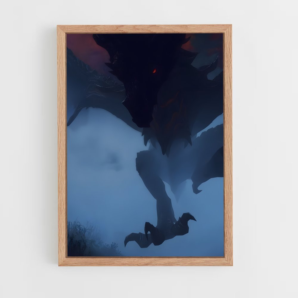 Poster L'Essence d'Alduin – affiche Skyrim (vue 4)