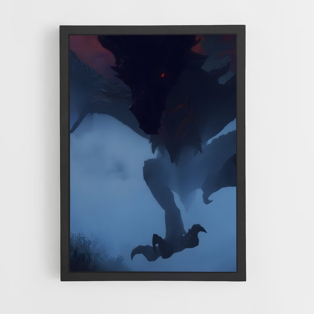 Poster L'Essence d'Alduin – affiche Skyrim (vue 2)
