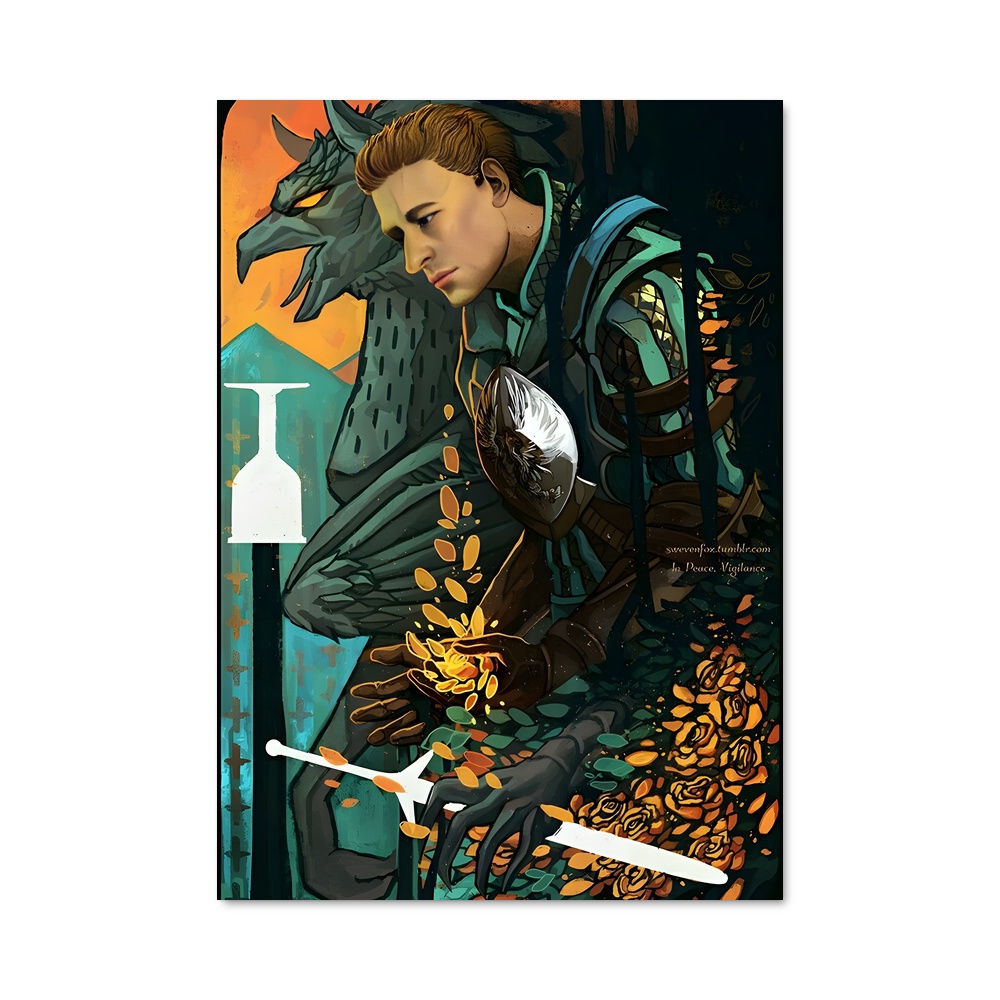 Poster héros bout – affiche Dragon age