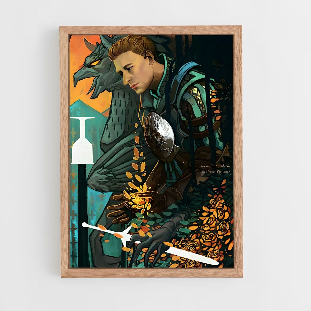 Poster héros bout – affiche Dragon age (vue 4)