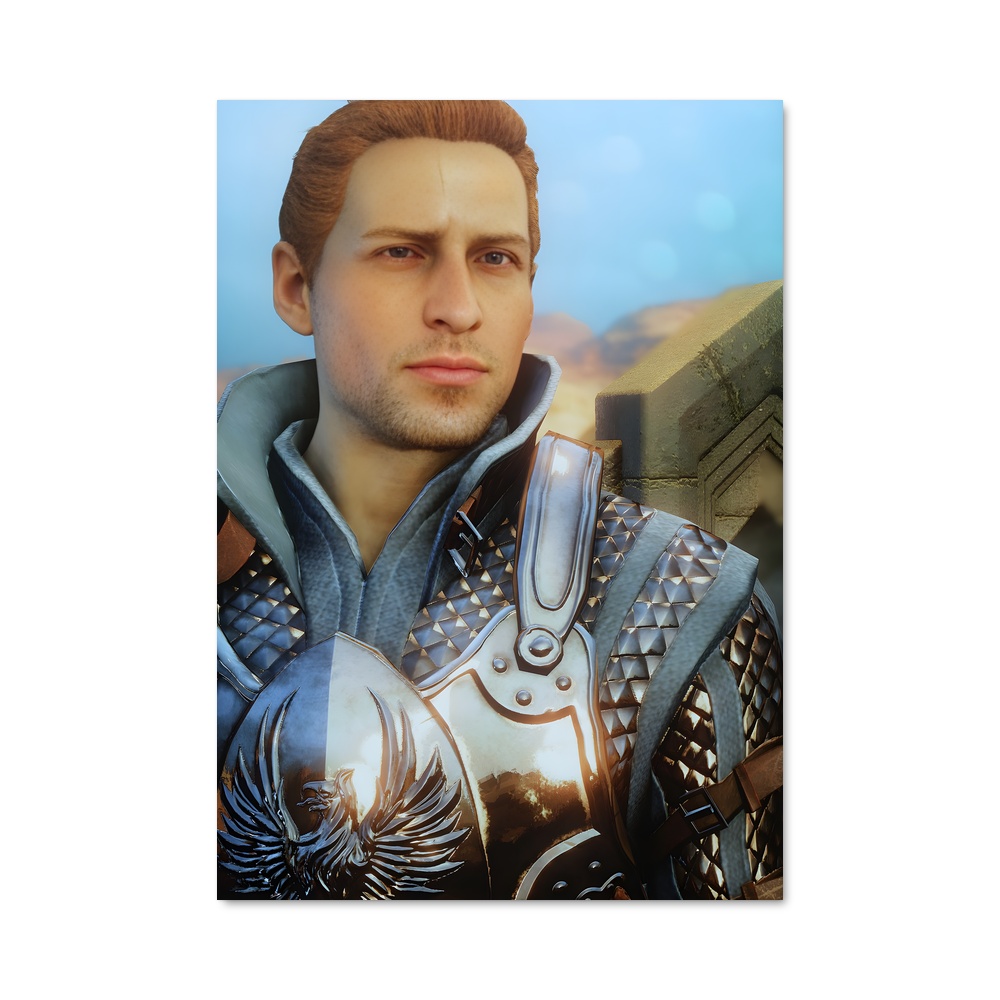 Poster L'Avatar du Guerrier – affiche Dragon age