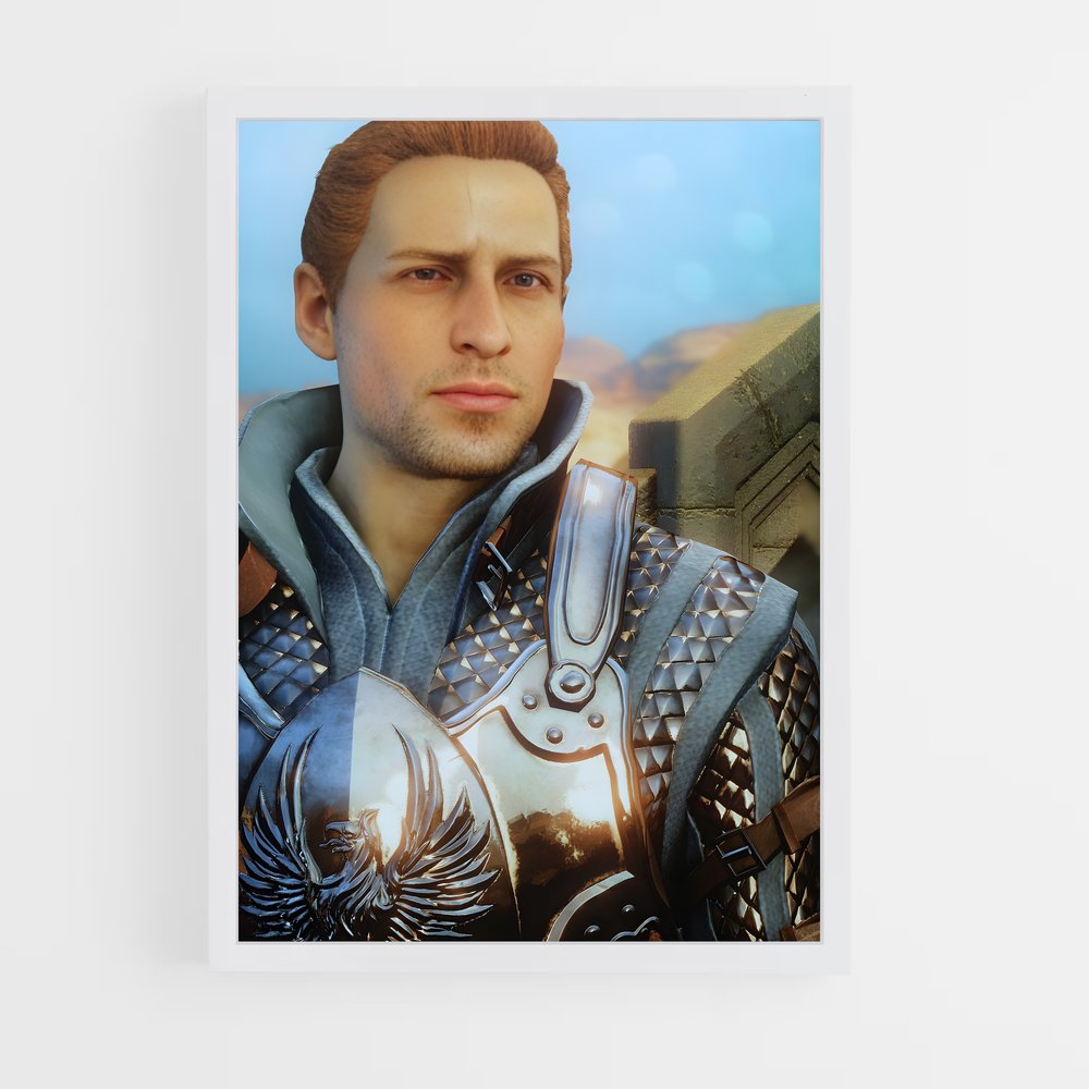 Poster L'Avatar du Guerrier – affiche Dragon age (vue 3)
