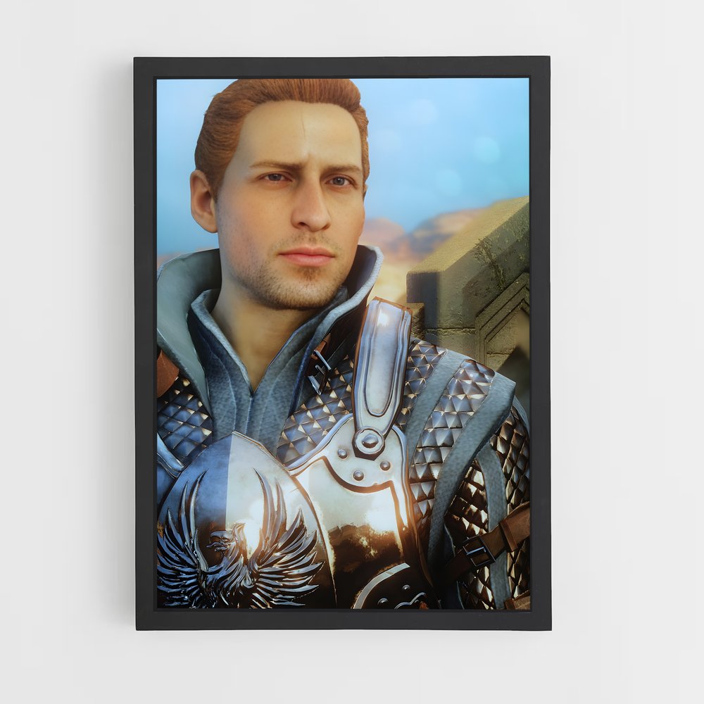 Poster L'Avatar du Guerrier – affiche Dragon age (vue 2)