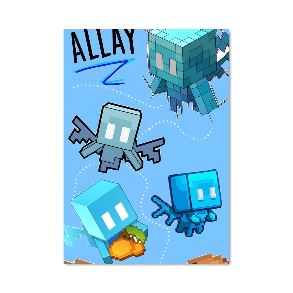 Poster Glace Éternelle – affiche Minecraft