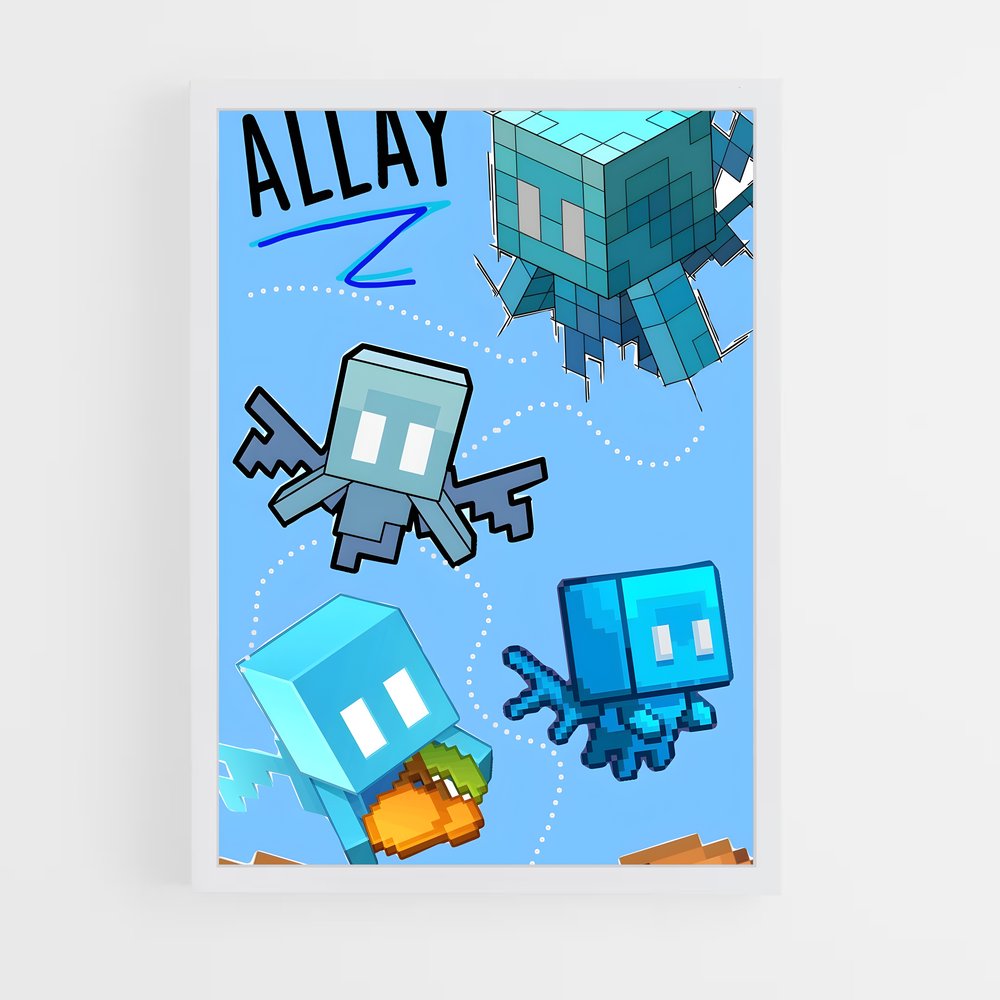 Poster Glace Éternelle – affiche Minecraft (vue 3)