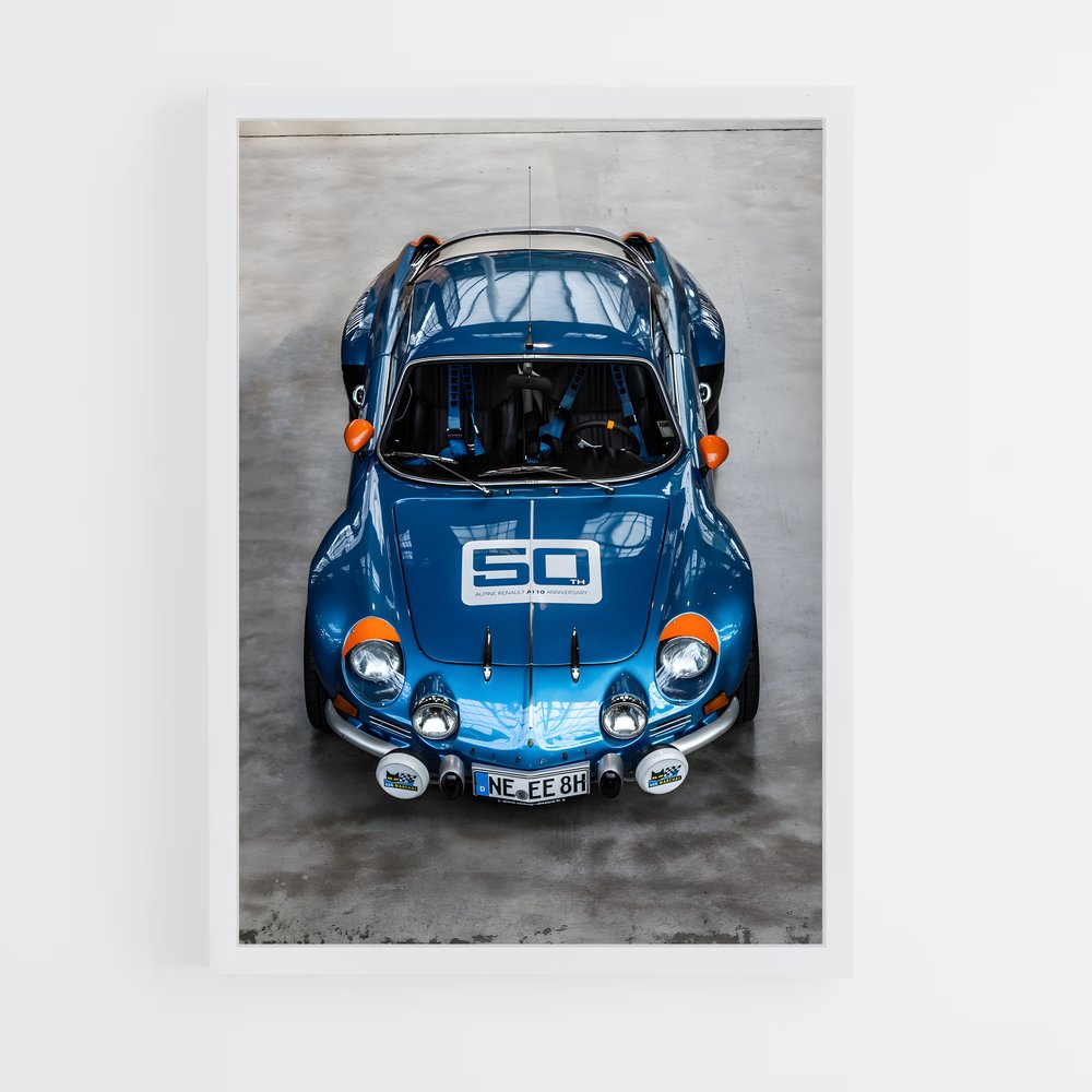 Poster Garage Glamour – affiche Alpine (vue 3)