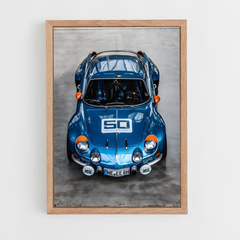 Poster Garage Glamour – affiche Alpine (vue 4)