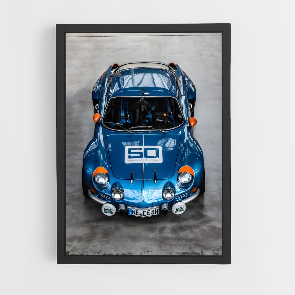 Poster Garage Glamour – affiche Alpine (vue 2)