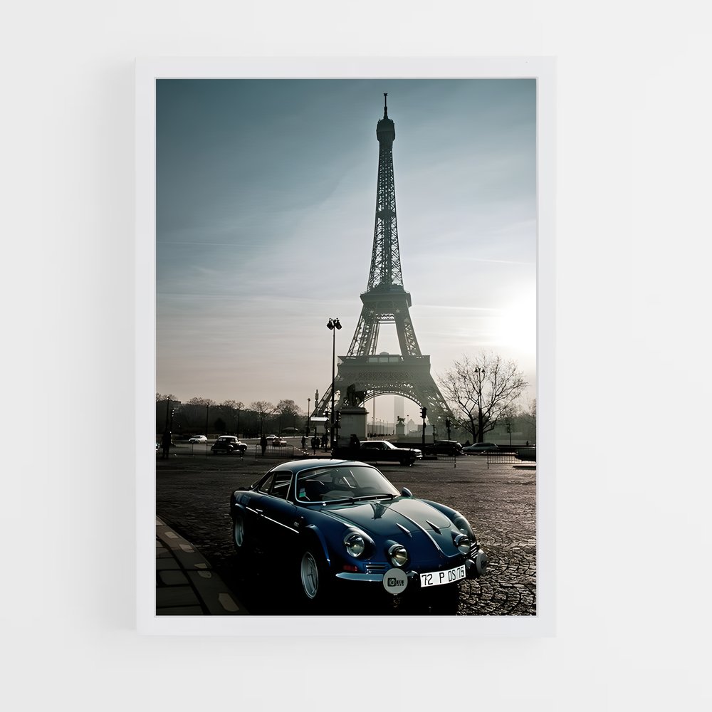 Poster Parisian Ride – affiche Alpine (vue 3)