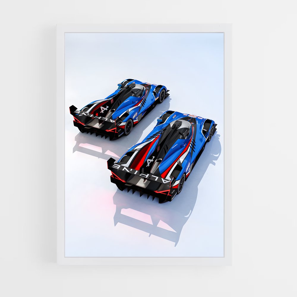 Poster Courses Extrêmes – affiche Alpine (vue 3)