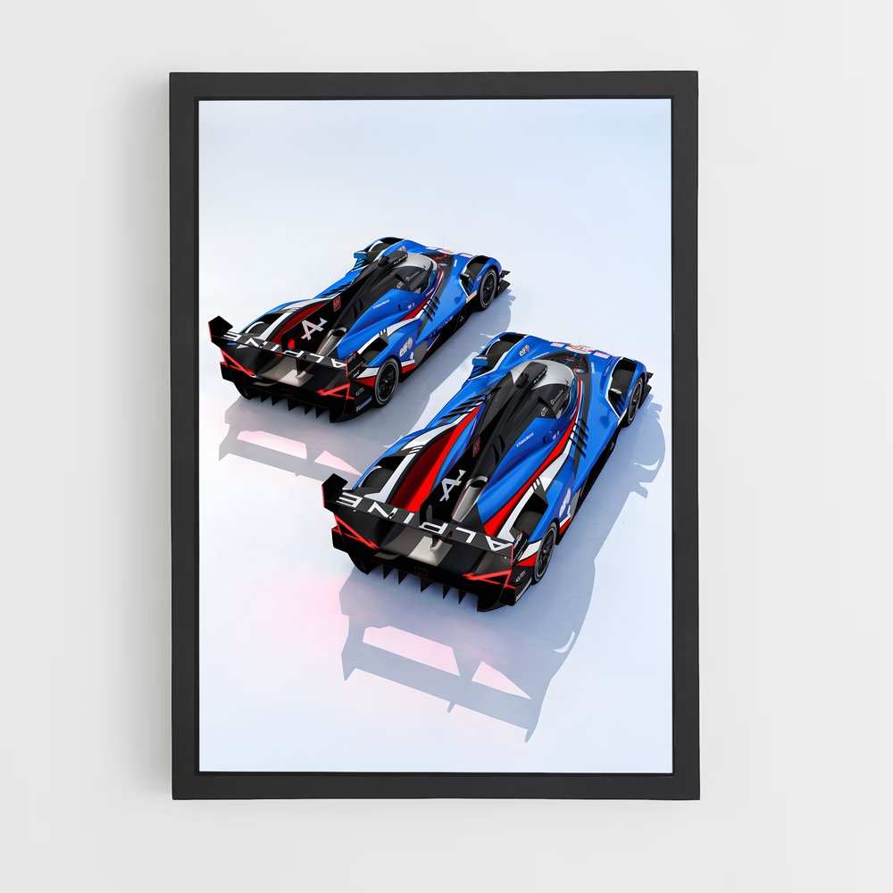 Poster Courses Extrêmes – affiche Alpine (vue 2)