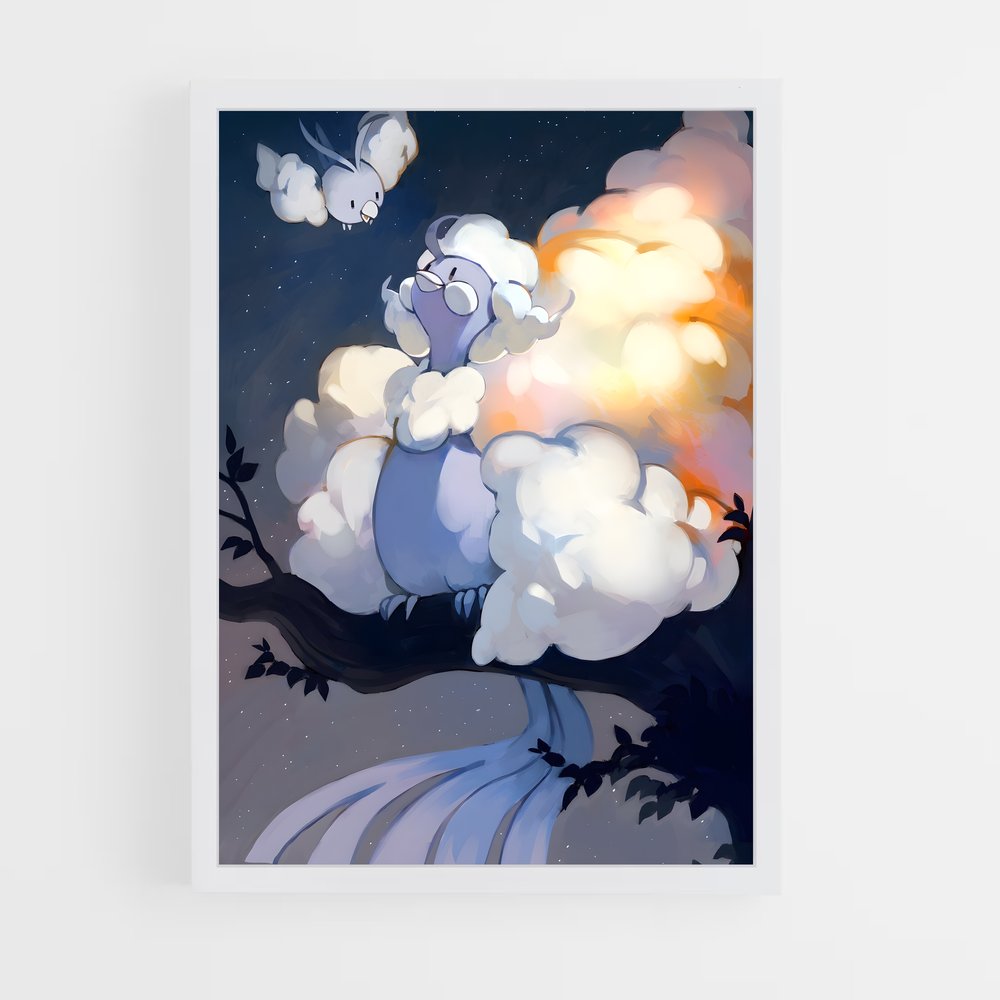 Poster L'Oiseau Rêveur – affiche Pokemon (vue 3)
