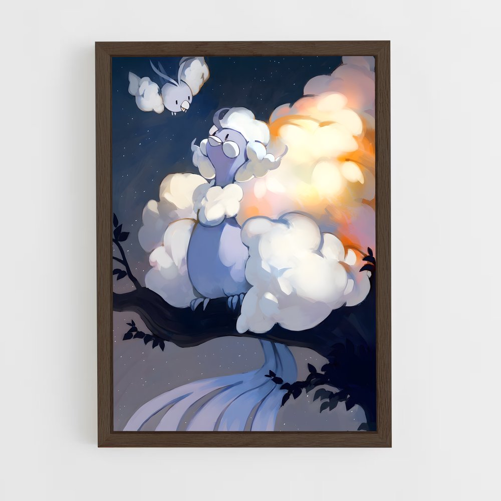 Poster L'Oiseau Rêveur – affiche Pokemon (vue 5)