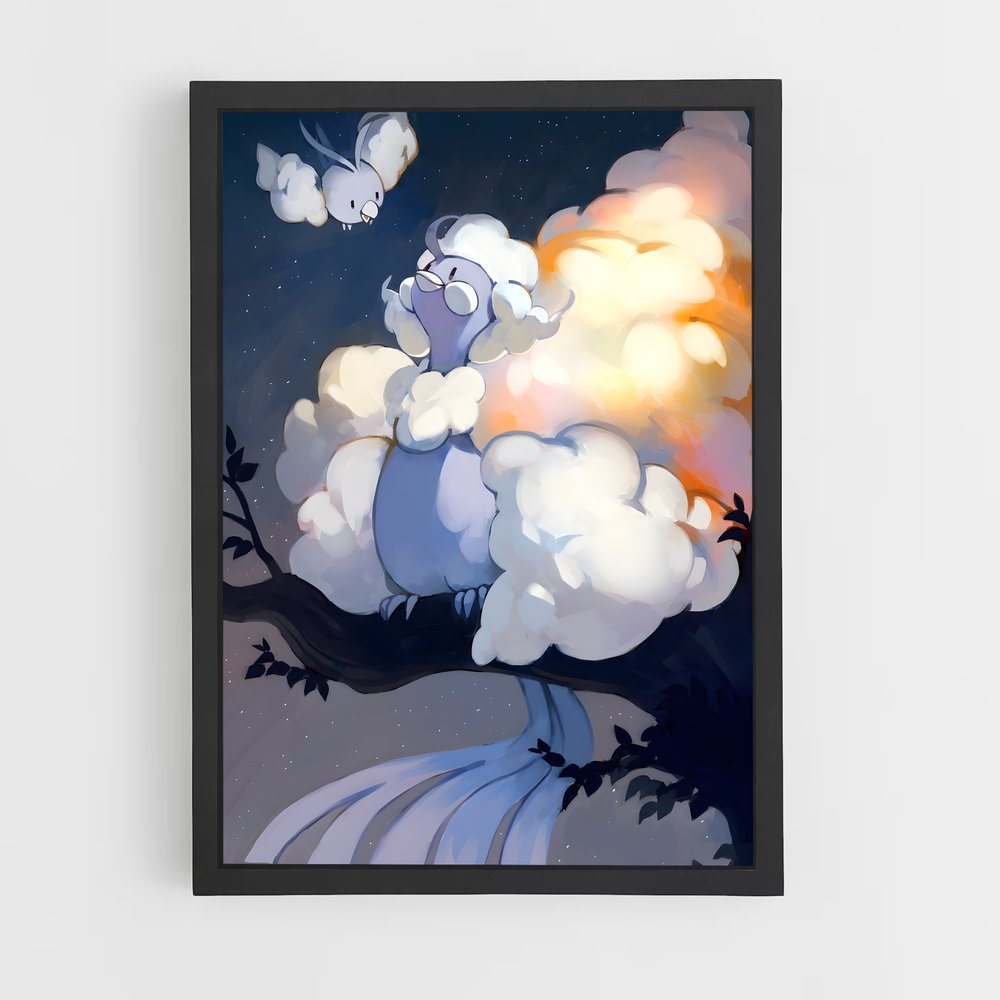 Poster L'Oiseau Rêveur – affiche Pokemon (vue 2)