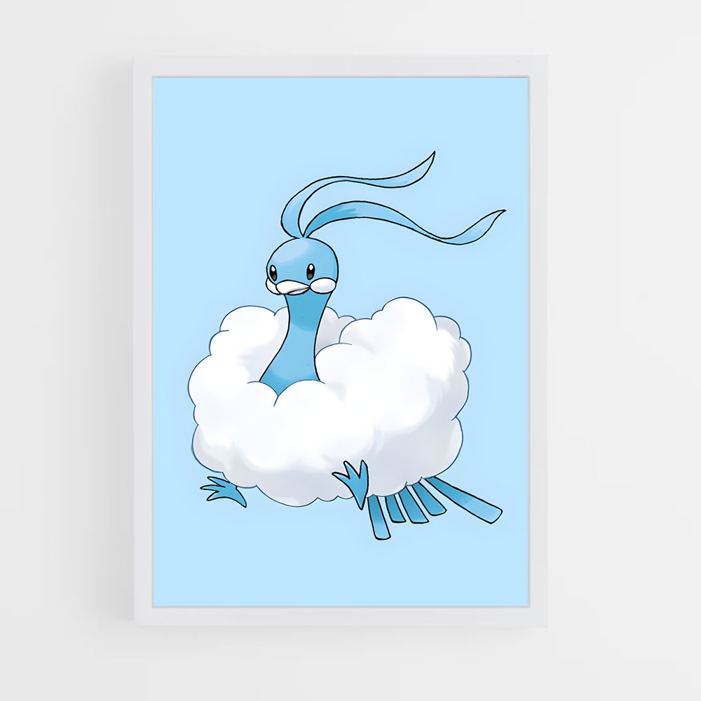 Poster L'Oiseau des Nuages – affiche Pokemon (vue 3)