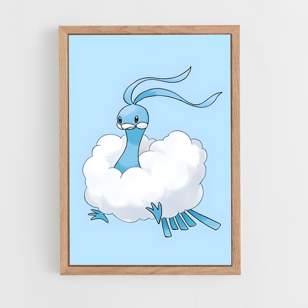 Poster L'Oiseau des Nuages – affiche Pokemon (vue 4)
