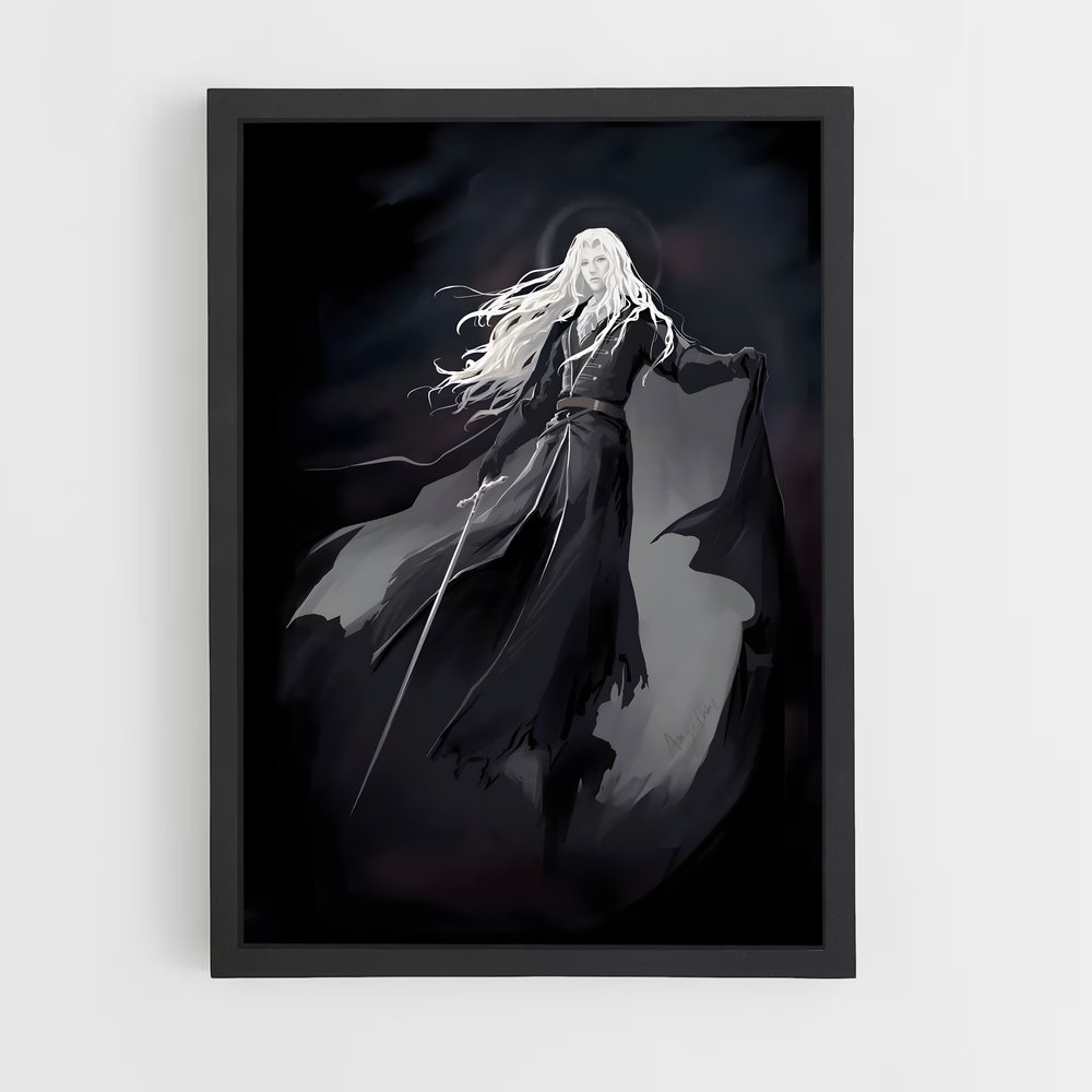 Poster Alucard L'ombre – affiche Castlevania (vue 2)