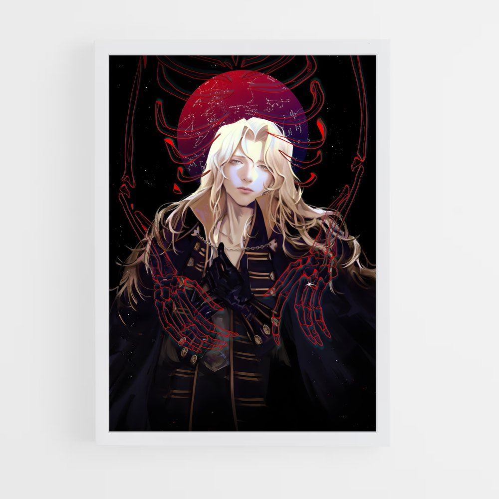 Poster La Fille aux Cheveux d'Or – affiche Castlevania (vue 3)