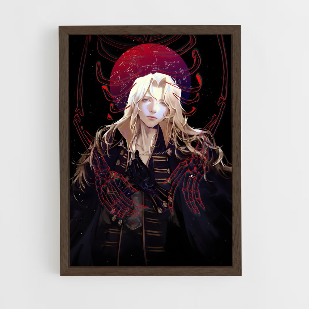 Poster La Fille aux Cheveux d'Or – affiche Castlevania (vue 5)