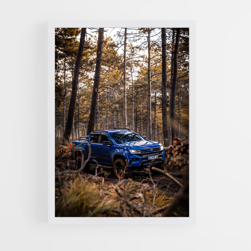 Poster Aventure Forestière – affiche Volkswagen (vue 3)