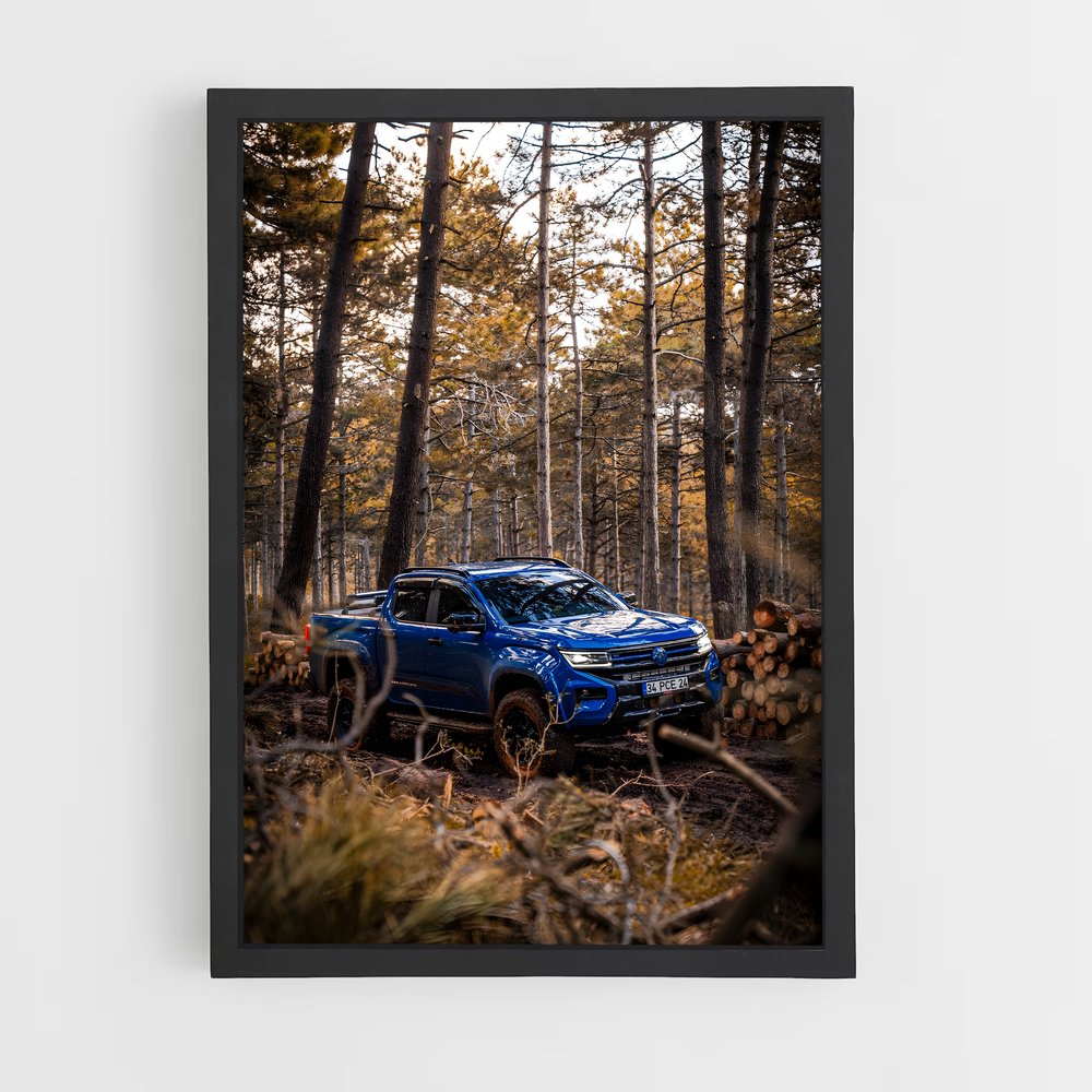 Poster Aventure Forestière – affiche Volkswagen (vue 2)