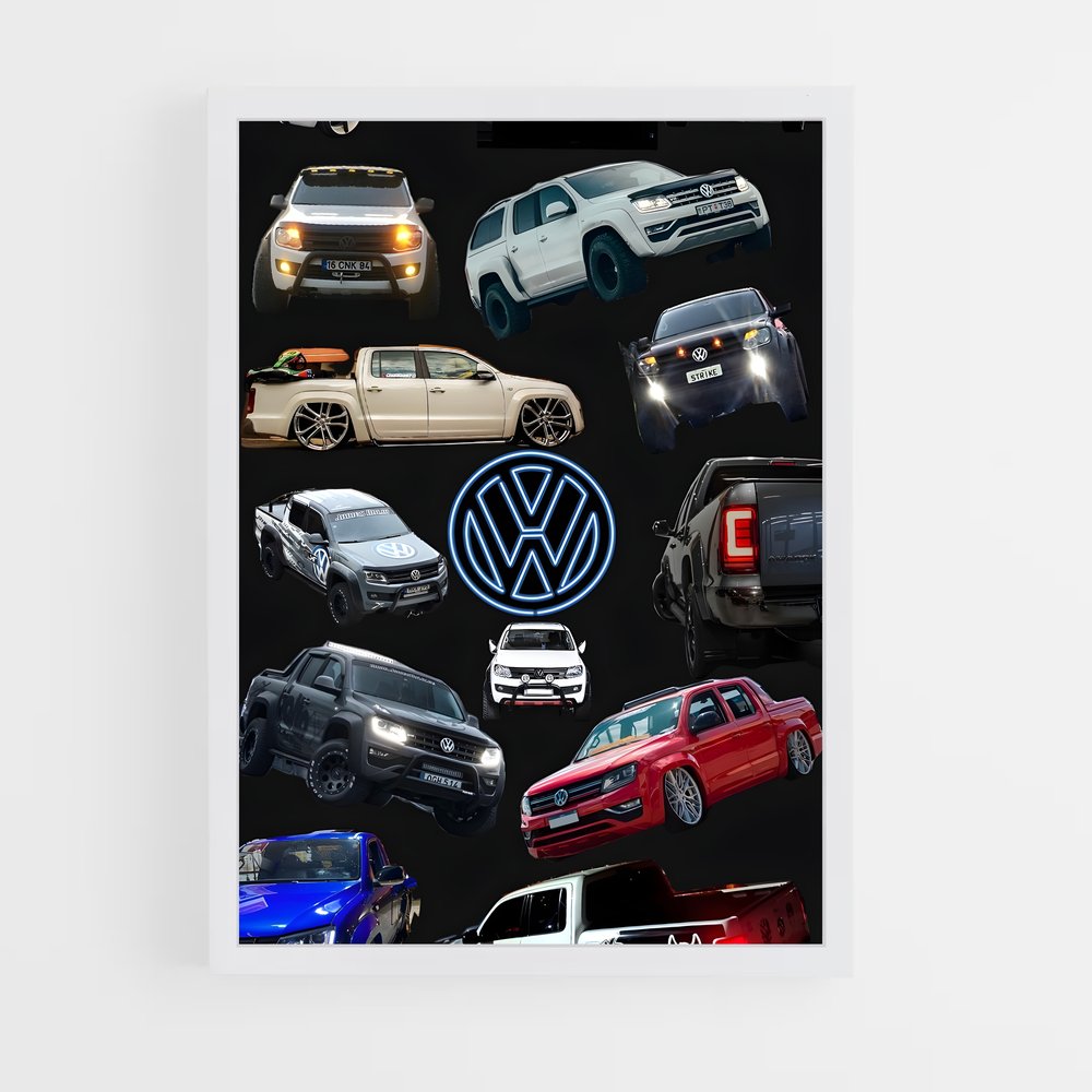 Poster Drive and Thrive – affiche Volkswagen (vue 3)
