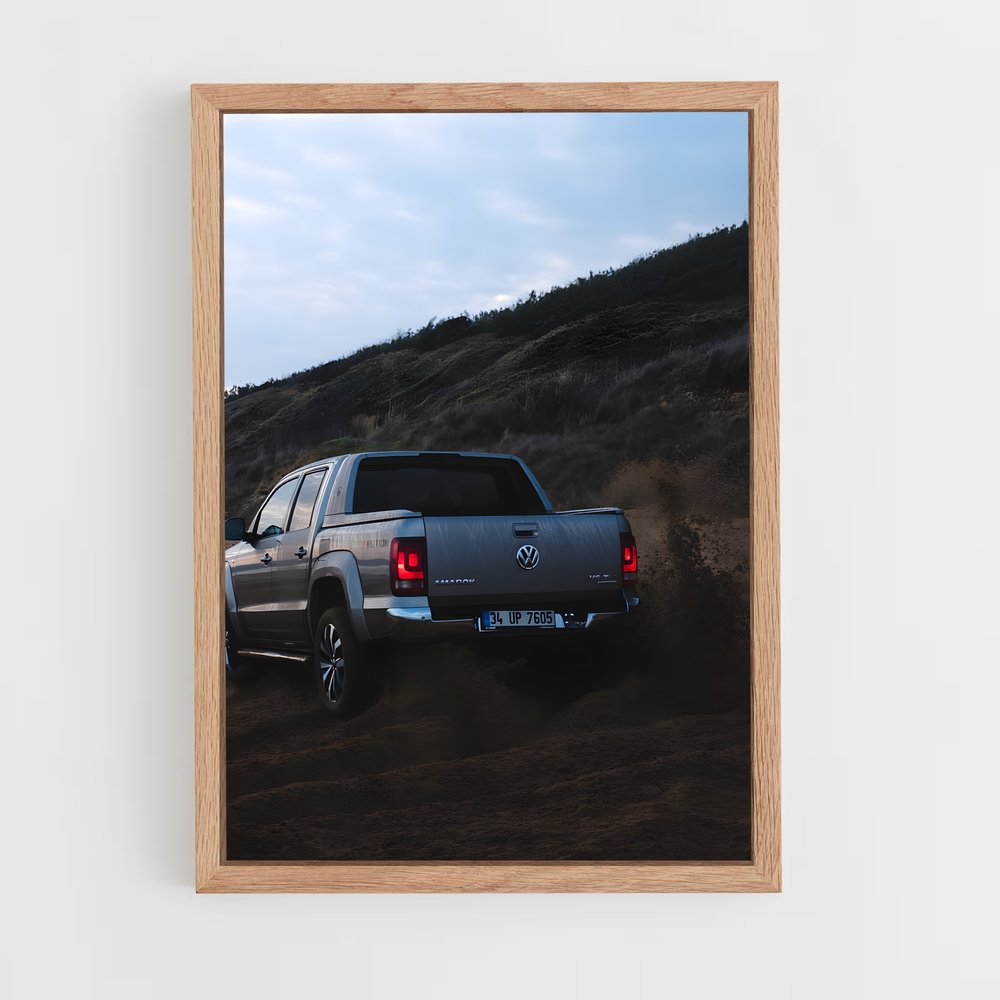 Poster Amarok Scintillant – affiche Volkswagen (vue 4)