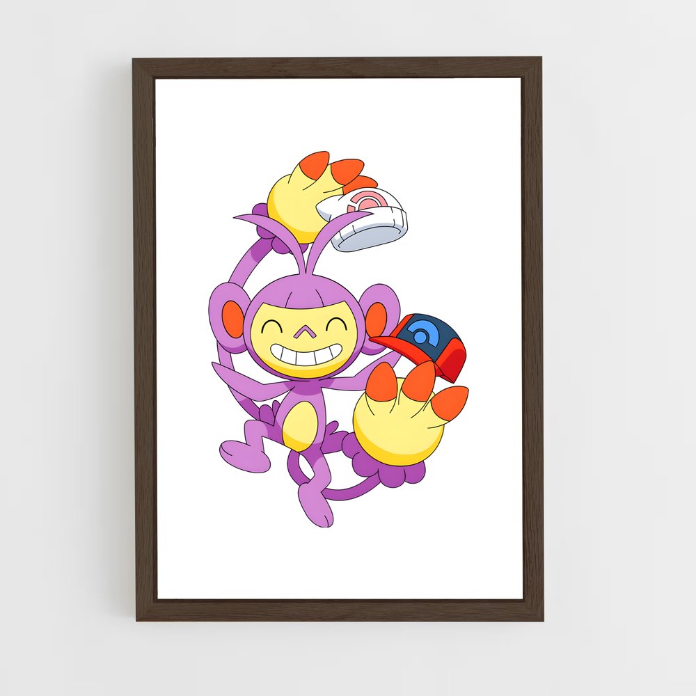 Poster Ambipom Style – affiche Pokemon (vue 5)