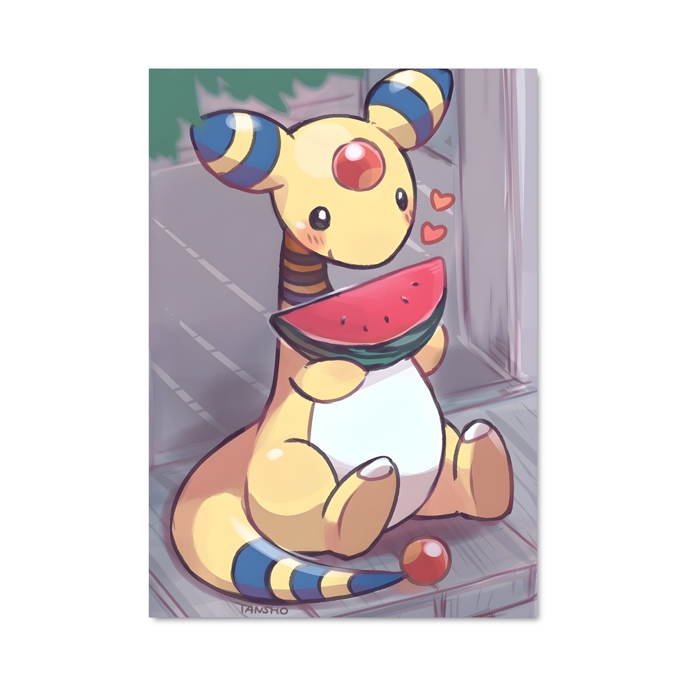 Poster Ampharos au Banc – affiche Pokemon