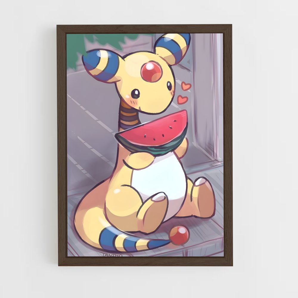 Poster Ampharos au Banc – affiche Pokemon (vue 5)