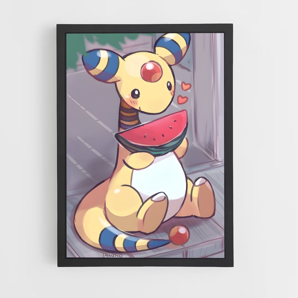 Poster Ampharos au Banc – affiche Pokemon (vue 2)