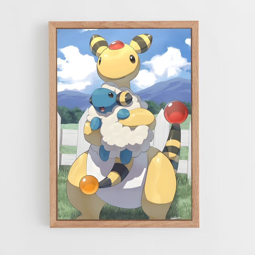 Poster Éclat de Pika – affiche Pokemon (vue 4)