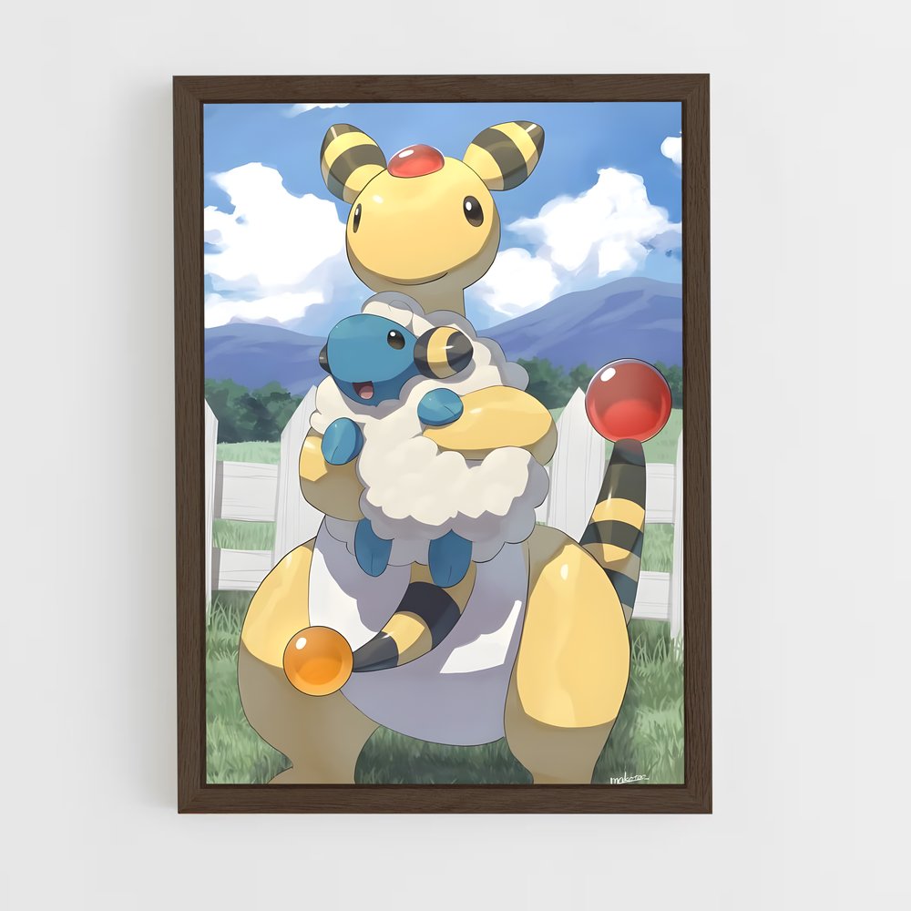 Poster Éclat de Pika – affiche Pokemon (vue 5)