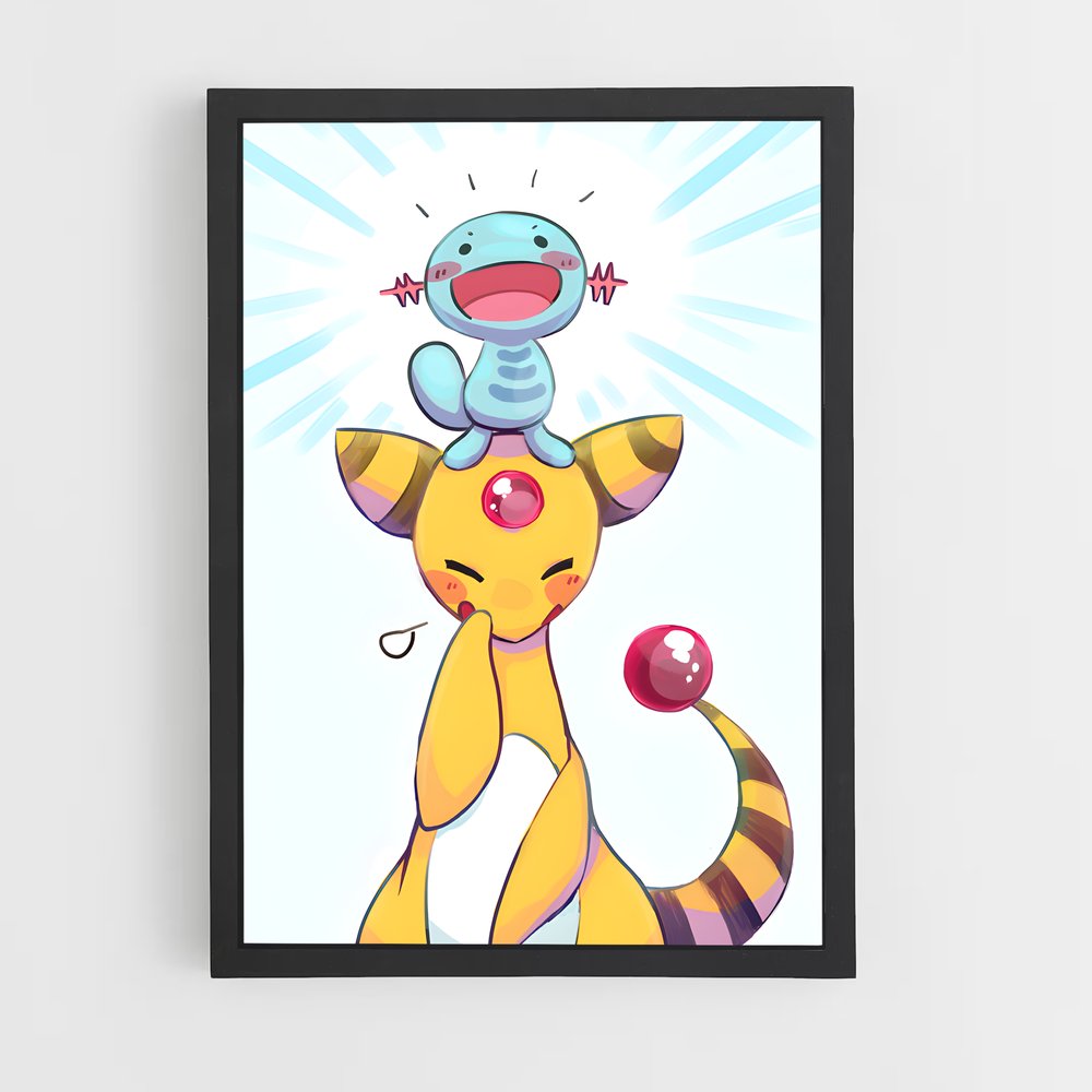Poster Ampharos Mystique – affiche Pokemon (vue 2)