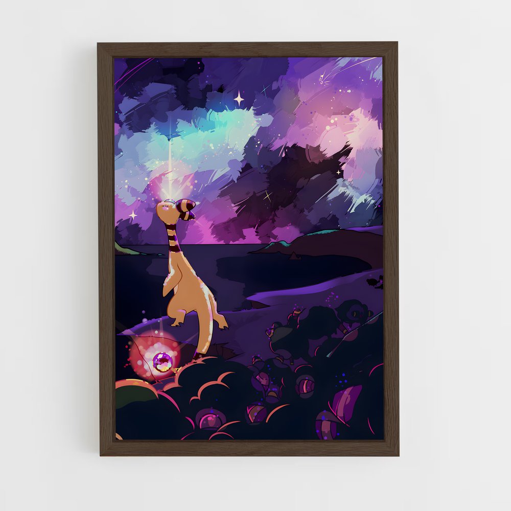Poster Ampharos en Fête – affiche Pokemon (vue 5)