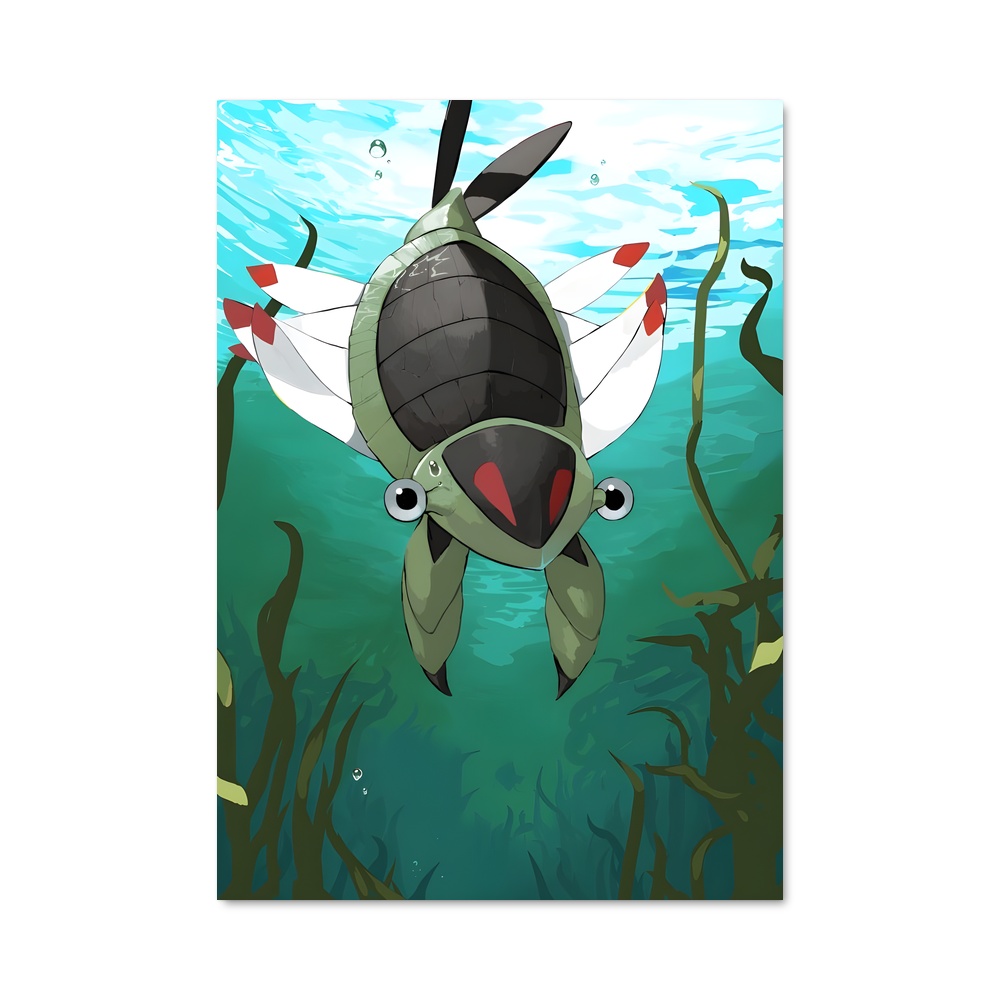 Poster Nageur des Profondeurs – affiche Pokemon