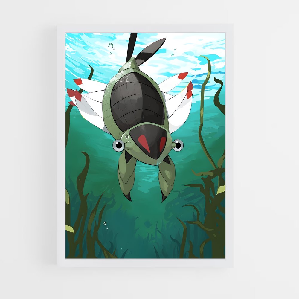 Poster Nageur des Profondeurs – affiche Pokemon (vue 3)