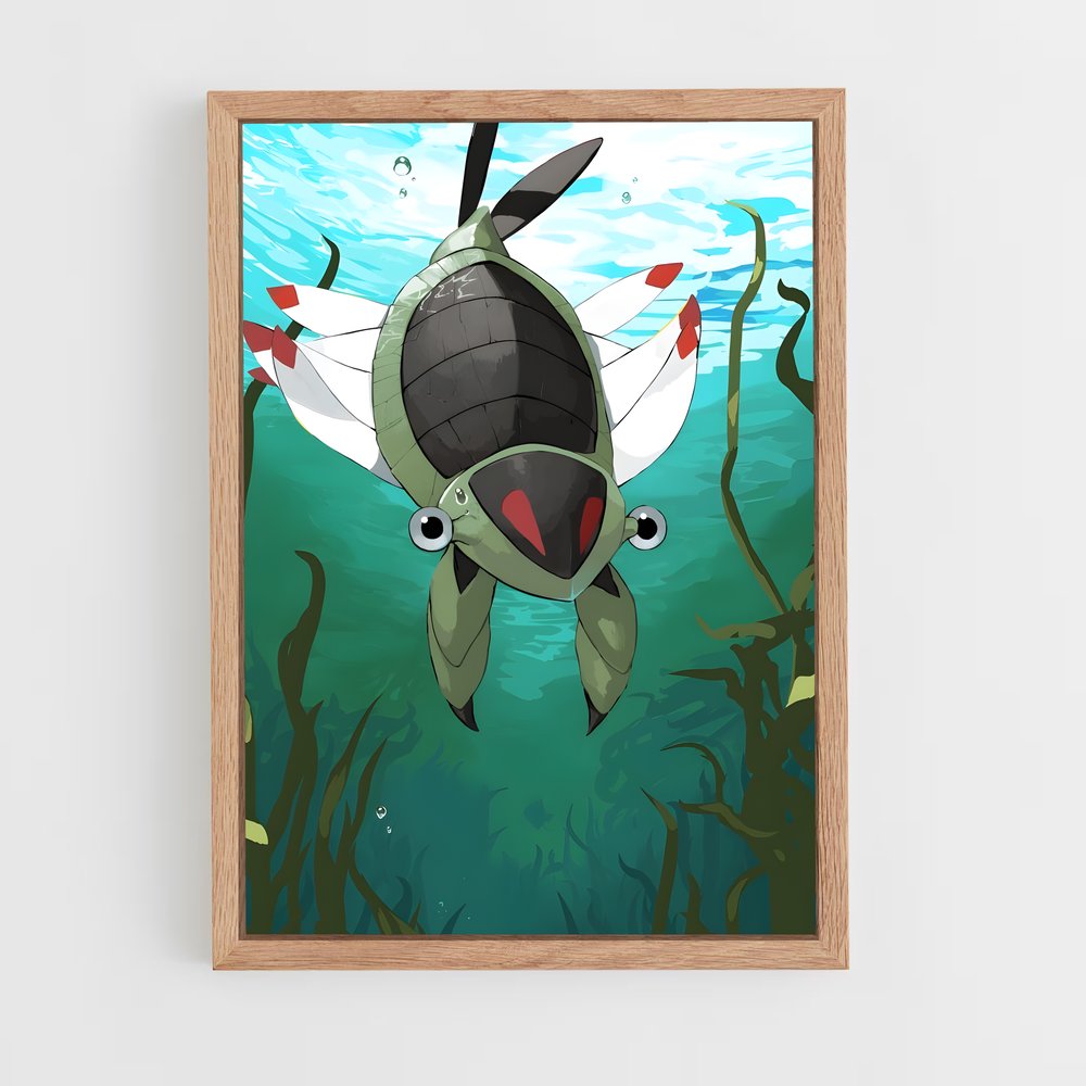 Poster Nageur des Profondeurs – affiche Pokemon (vue 4)